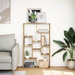Casa si Gradina - Mobilier - Biblioteci si rafturi - Biblioteci - Biblioteca, stejar artizanal, 72x20x120 cm, lemn prelucrat - Infinity.ro