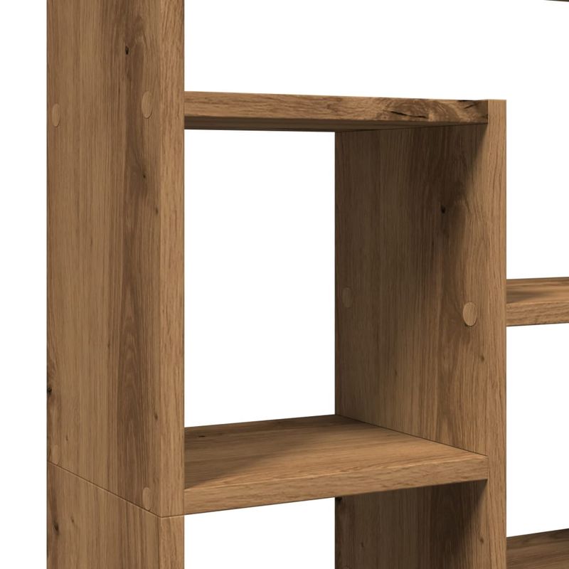 Casa si Gradina - Mobilier - Biblioteci si rafturi - Biblioteci - Biblioteca, stejar artizanal, 72x20x120 cm, lemn prelucrat - Infinity.ro