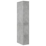 Casa si Gradina - Mobilier - Dulapuri si sifoniere - Dulapuri - Dulap de baie ingust cu roti, gri beton, lemn prelucrat - Infinity.ro