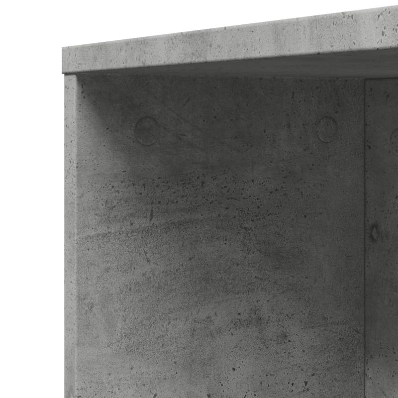 Casa si Gradina - Mobilier - Dulapuri si sifoniere - Dulapuri - Dulap de baie ingust cu roti, gri beton, lemn prelucrat - Infinity.ro