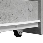 Casa si Gradina - Mobilier - Dulapuri si sifoniere - Dulapuri - Dulap de baie ingust cu roti, gri beton, lemn prelucrat - Infinity.ro
