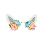 Fashion, accesorii si bijuterii - Copii - Accesorii copii - Accesorii pentru par copii - Set 2 clame Zooky urechiuse alb-albastru - Infinity.ro