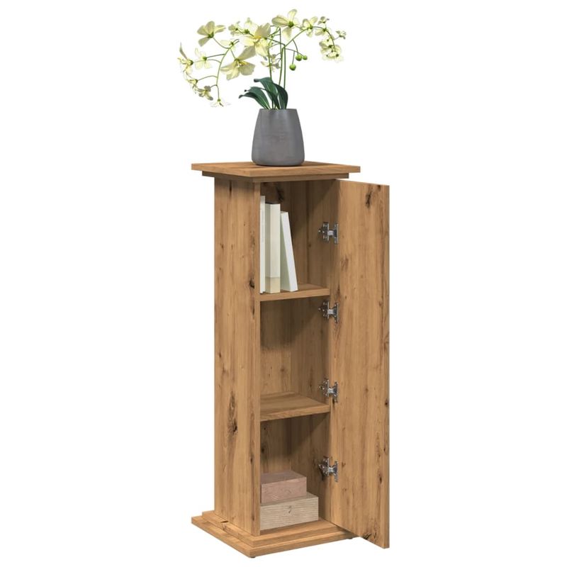 Casa si Gradina - Gradinarit si plante - Plante si ghivece - Ghivece si suporturi - Suport prezentare/depozitare stejar artizanal 31x30x90 cm lemn - Infinity.ro