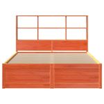 Casa si Gradina - Mobilier - Paturi si accesorii - Paturi - Cadru de pat fara saltea, maro ceruit 150x200 cm lemn masiv pin - Infinity.ro