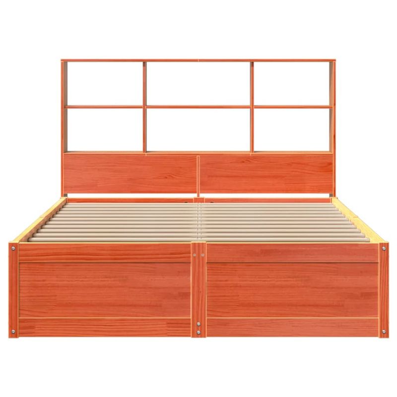 Casa si Gradina - Mobilier - Paturi si accesorii - Paturi - Cadru de pat fara saltea, maro ceruit 150x200 cm lemn masiv pin - Infinity.ro