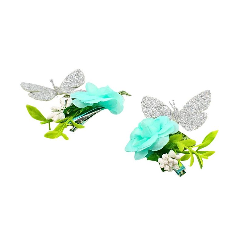 Fashion, accesorii si bijuterii - Copii - Accesorii copii - Accesorii pentru par copii - Set 2 clame Zooky fluturasi sclipiciosi - Infinity.ro