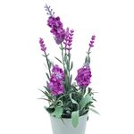 Casa si Gradina - Decoratiuni - Obiecte decorative - Plante artificiale - Lavanda artificiala in ghiveci, 28x9 cm, lila - Infinity.ro