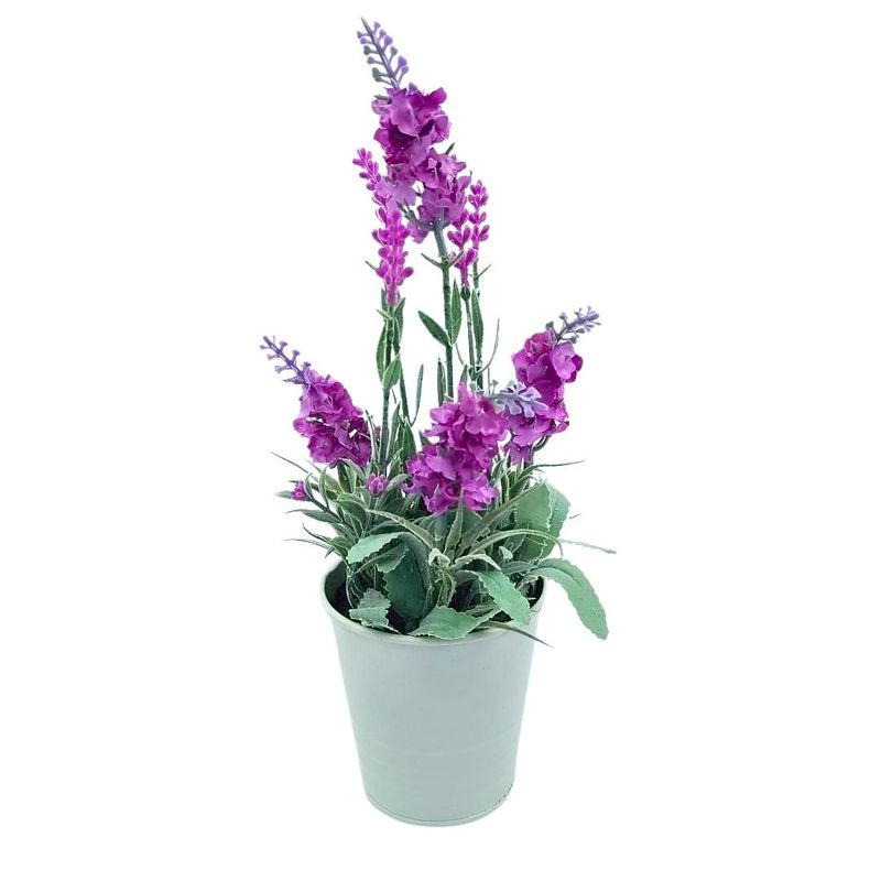 Casa si Gradina - Decoratiuni - Obiecte decorative - Plante artificiale - Lavanda artificiala in ghiveci, 28x9 cm, lila - Infinity.ro