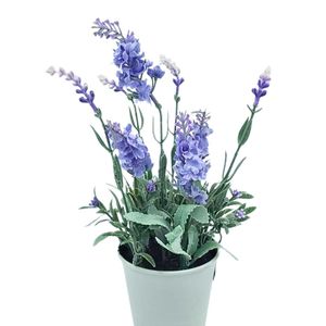 Lavanda artificiala in ghiveci, 28x9 cm, violet