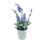 Casa si Gradina - Decoratiuni - Obiecte decorative - Plante artificiale - Lavanda artificiala in ghiveci, 28x9 cm, violet - Infinity.ro
