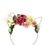 Fashion, accesorii si bijuterii - Copii - Accesorii copii - Accesorii pentru par copii - Coronita par model pisicuta urechiuse albe - Infinity.ro