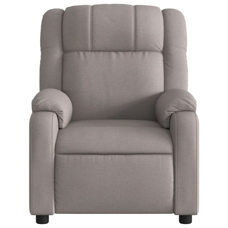 Ingrijire personala si Cosmetice - Sanatate si wellness - Articole wellness - Fotolii de masaj - Fotoliu de masaj rabatabil, gri taupe, material textil - Infinity.ro