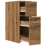 Casa si Gradina - Mobilier - Dulapuri si sifoniere - Dulapuri - Dulap de baie ingust cu roti, stejar artizanal, lemn prelucrat - Infinity.ro