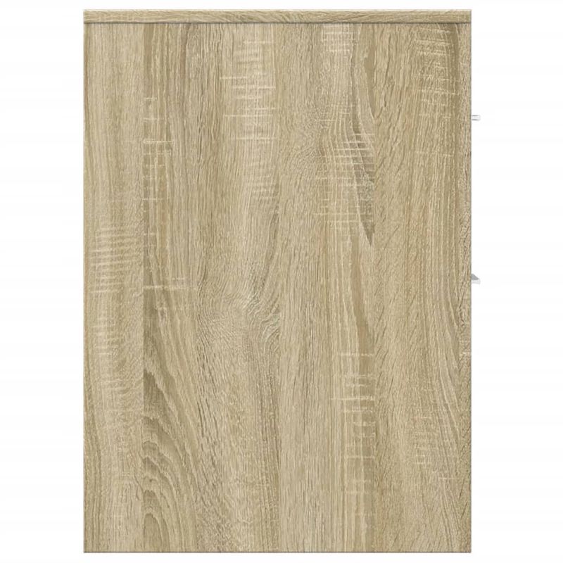 Casa si Gradina - Mobilier - Dulapuri si sifoniere - Dulapuri - Dulap de baie ingust cu roti, stejar sonoma, lemn prelucrat - Infinity.ro