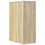 Casa si Gradina - Mobilier - Dulapuri si sifoniere - Dulapuri - Dulap de baie ingust cu roti, stejar sonoma, lemn prelucrat - Infinity.ro