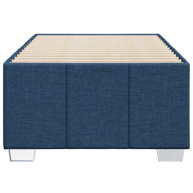 Casa si Gradina - Mobilier - Paturi si accesorii - Paturi - Cadru de pat, albastru, 100 x 200 cm, material textil - Infinity.ro