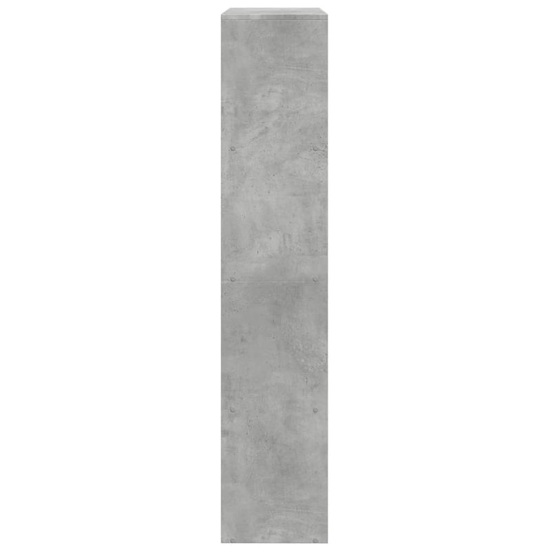 Casa si Gradina - Mobilier - Biblioteci si rafturi - Biblioteci - Biblioteca/separator camera gri beton 143,5x29x143,5 cm lemn - Infinity.ro