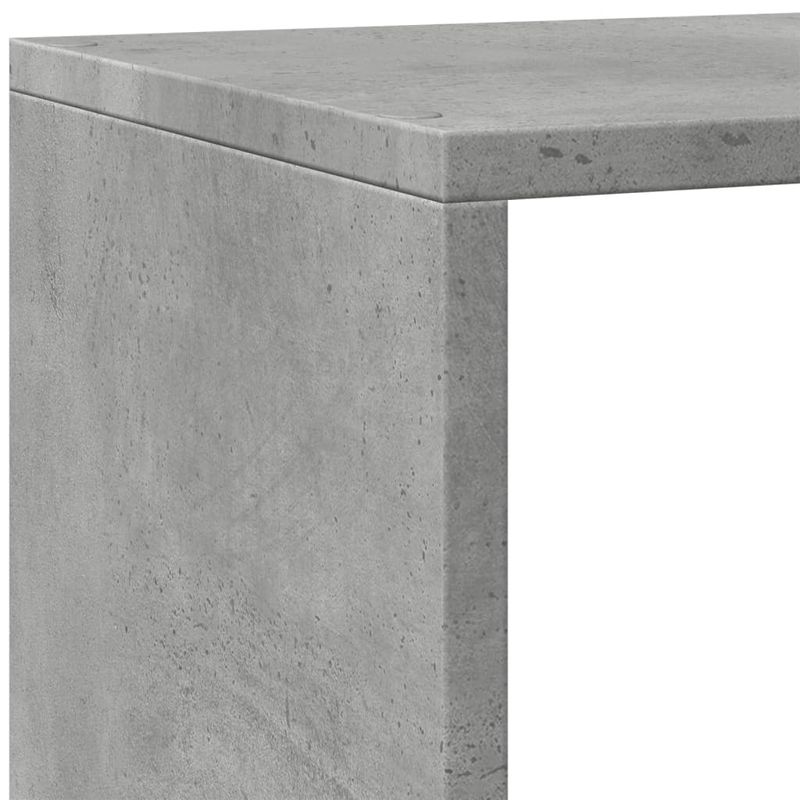 Casa si Gradina - Mobilier - Biblioteci si rafturi - Biblioteci - Biblioteca/separator camera gri beton 143,5x29x143,5 cm lemn - Infinity.ro