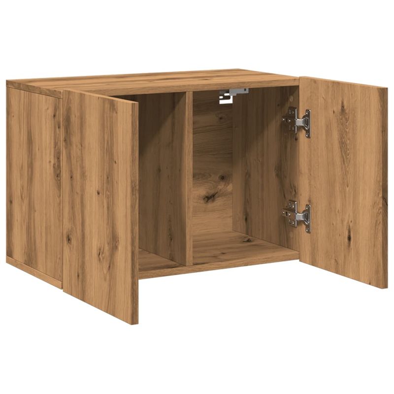 Casa si Gradina - Mobilier - Comode si corpuri - Comode - Comoda TV de perete, stejar artizanal, 60x30x41 cm - Infinity.ro