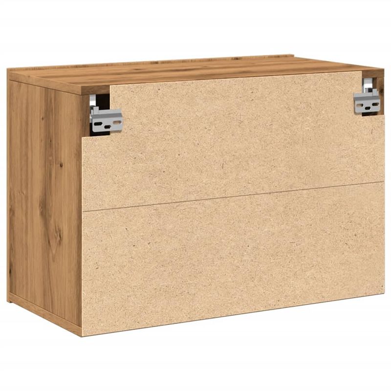 Casa si Gradina - Mobilier - Comode si corpuri - Comode - Comoda TV de perete, stejar artizanal, 60x30x41 cm - Infinity.ro
