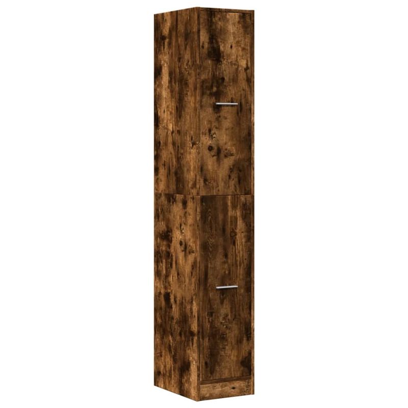 Casa si Gradina - Mobilier - Dulapuri si sifoniere - Dulapuri - Dulap de farmacie stejar fumuriu, 30x41x174,5cm, lemn prelucrat - Infinity.ro