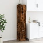 Casa si Gradina - Mobilier - Dulapuri si sifoniere - Dulapuri - Dulap de farmacie stejar fumuriu, 30x41x174,5cm, lemn prelucrat - Infinity.ro