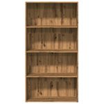 Casa si Gradina - Mobilier - Biblioteci si rafturi - Biblioteci - Biblioteca, stejar artizanal, 80x30x152 cm, lemn prelucrat - Infinity.ro
