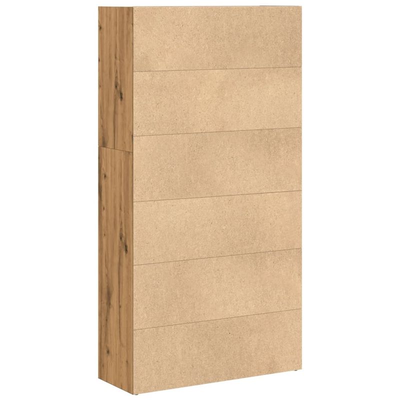 Casa si Gradina - Mobilier - Biblioteci si rafturi - Biblioteci - Biblioteca, stejar artizanal, 80x30x152 cm, lemn prelucrat - Infinity.ro