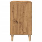 Casa si Gradina - Mobilier - Mobilier baie - Corpuri baie - Dulap pentru baie stejar artizanal, 80x33x60 cm, lemn prelucrat - Infinity.ro