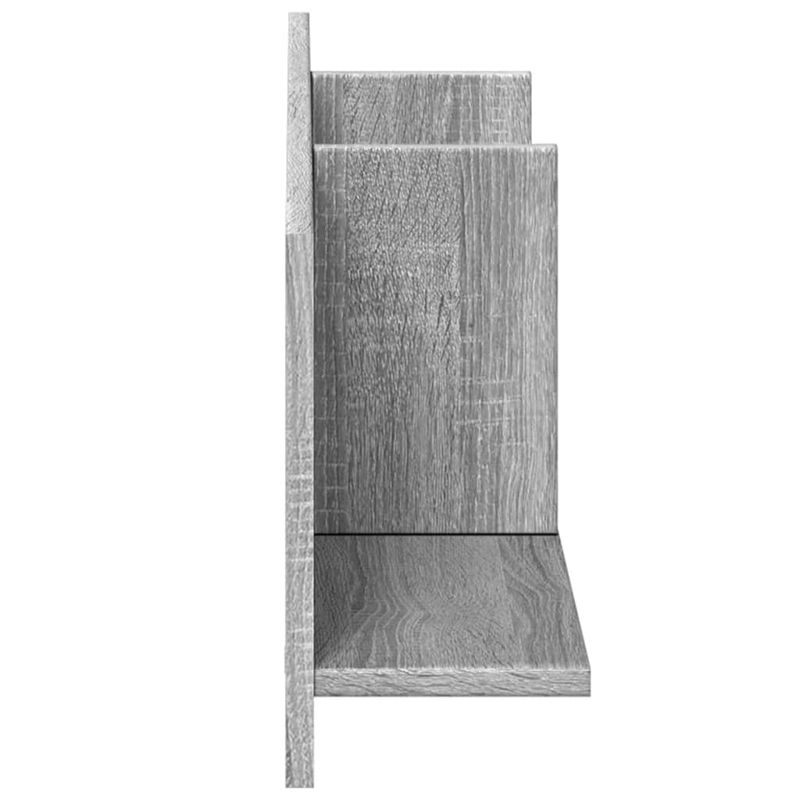Casa si Gradina - Mobilier - Biblioteci si rafturi - Rafturi - Dulap de perete, gri sonoma, 100x16,5x30 cm, lemn prelucrat - Infinity.ro