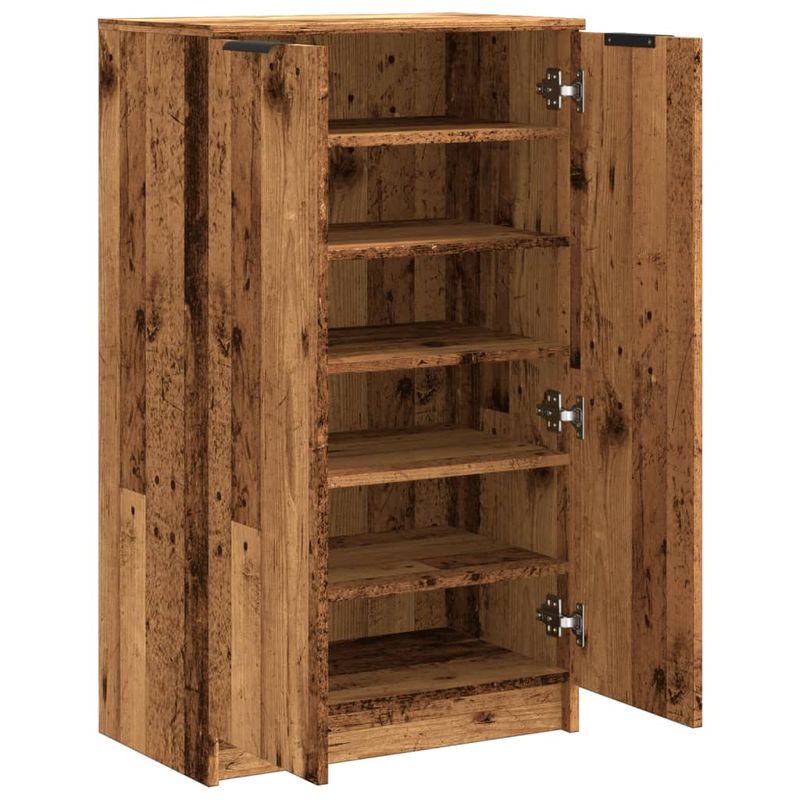 Casa si Gradina - Mobilier - Dulapuri si sifoniere - Dulapuri pantofi - Pantofar, lemn vechi, 59x35x100,5 cm, lemn prelucrat - Infinity.ro