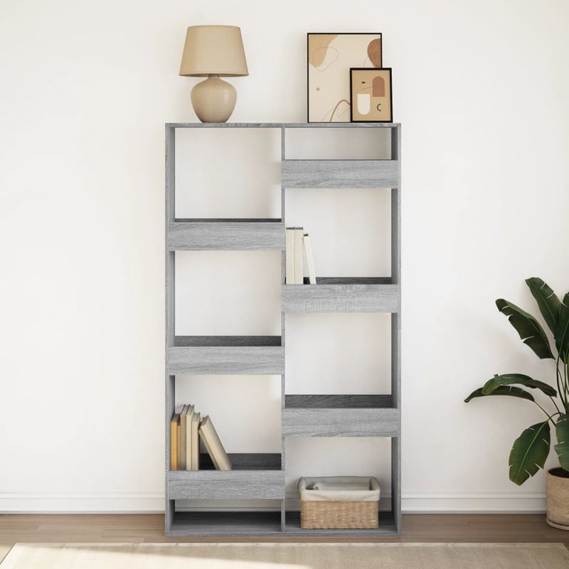 Casa si Gradina - Mobilier - Biblioteci si rafturi - Biblioteci - Biblioteca, gri sonoma, 100x33x175 cm, lemn prelucrat - Infinity.ro