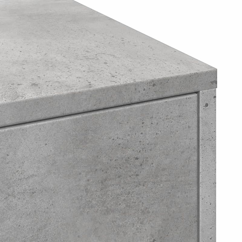 Casa si Gradina - Mobilier - Dulapuri si sifoniere - Dulapuri - Dulap de baie ingust cu roti, gri beton, lemn prelucrat - Infinity.ro