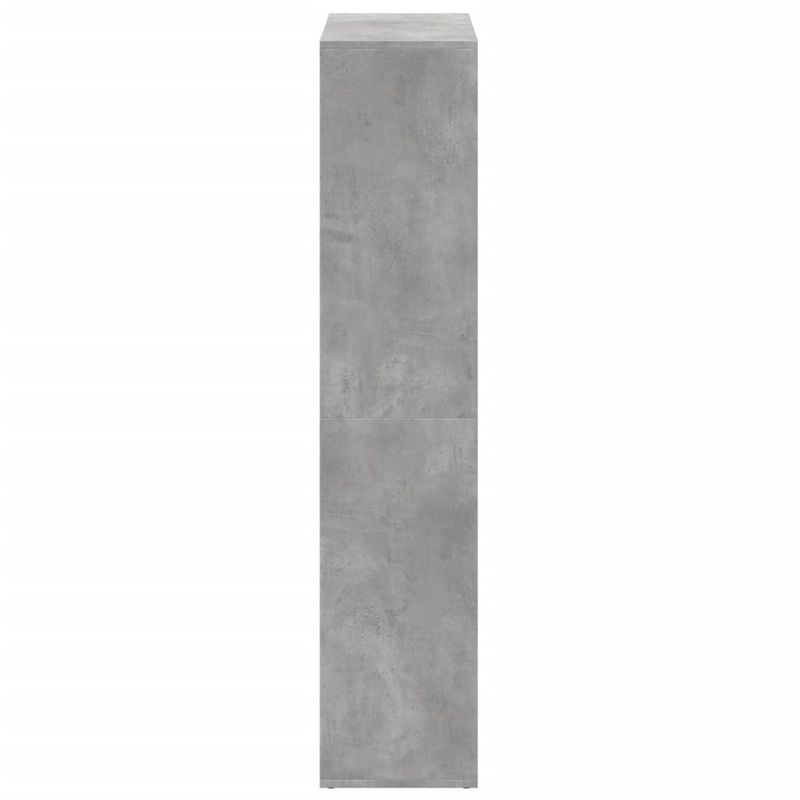 Casa si Gradina - Mobilier - Biblioteci si rafturi - Biblioteci - Biblioteca/separator camera gri beton 69,5x29x137,5 cm lemn - Infinity.ro