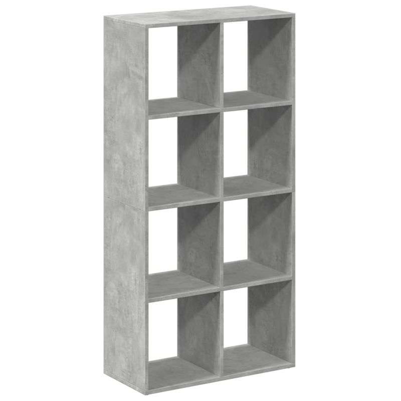 Casa si Gradina - Mobilier - Biblioteci si rafturi - Biblioteci - Biblioteca/separator camera gri beton 69,5x29x137,5 cm lemn - Infinity.ro