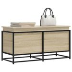 Casa si Gradina - Mobilier - Organizare si depozitare - Cutii depozitare - Cutie depozitare stejar sonoma 100x40x51,5 cm lemn prelucrat - Infinity.ro