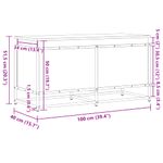 Casa si Gradina - Mobilier - Organizare si depozitare - Cutii depozitare - Cutie depozitare stejar sonoma 100x40x51,5 cm lemn prelucrat - Infinity.ro