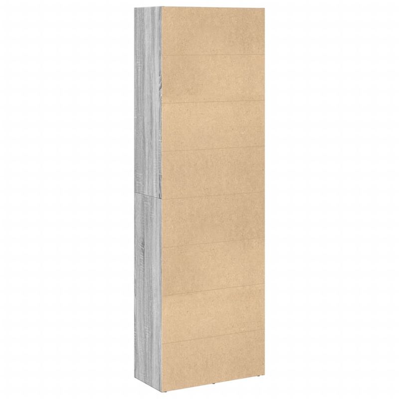 Casa si Gradina - Mobilier - Biblioteci si rafturi - Biblioteci - Biblioteca, gri sonoma, 60x30x189 cm, lemn prelucrat - Infinity.ro