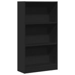 Casa si Gradina - Mobilier - Biblioteci si rafturi - Biblioteci - Biblioteca, negru, 60x24x109 cm, lemn prelucrat - Infinity.ro