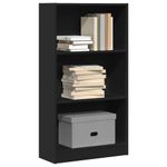 Casa si Gradina - Mobilier - Biblioteci si rafturi - Biblioteci - Biblioteca, negru, 60x24x109 cm, lemn prelucrat - Infinity.ro