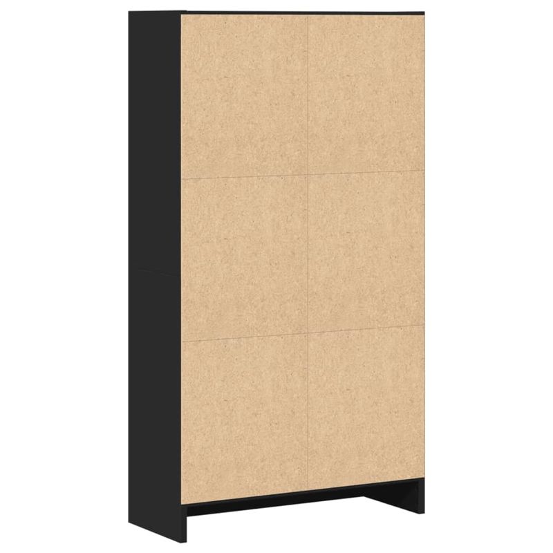 Casa si Gradina - Mobilier - Biblioteci si rafturi - Biblioteci - Biblioteca, negru, 60x24x109 cm, lemn prelucrat - Infinity.ro