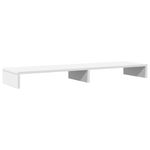 PC, gaming si accesorii - Desktop PC & monitoare - Accesorii monitoare - Suport monitor, alb, 100x27x10 cm, lemn prelucrat - Infinity.ro
