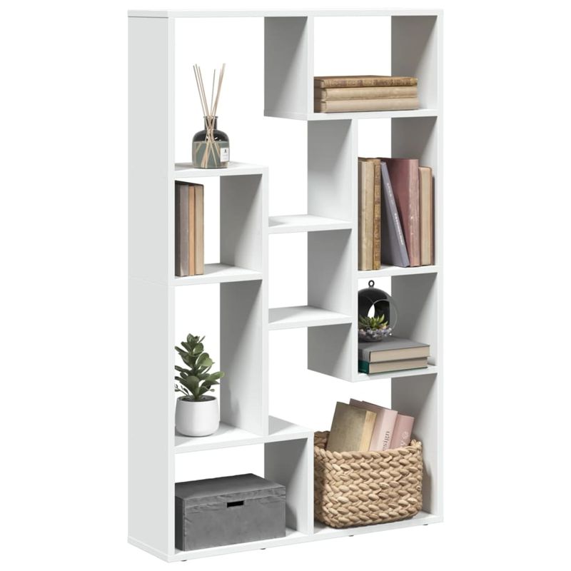 Casa si Gradina - Mobilier - Biblioteci si rafturi - Biblioteci - Biblioteca, alb, 72x20x120 cm, lemn prelucrat - Infinity.ro