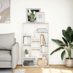 Casa si Gradina - Mobilier - Biblioteci si rafturi - Biblioteci - Biblioteca, alb, 72x20x120 cm, lemn prelucrat - Infinity.ro
