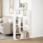 Casa si Gradina - Mobilier - Biblioteci si rafturi - Biblioteci - Biblioteca, alb, 72x20x120 cm, lemn prelucrat - Infinity.ro