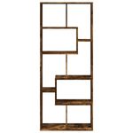 Casa si Gradina - Mobilier - Biblioteci si rafturi - Biblioteci - Biblioteca/separator camera stejar fumuriu 67x25x161,5 cm lemn - Infinity.ro