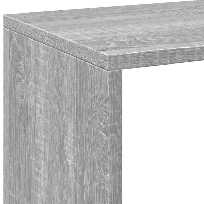 Casa si Gradina - Mobilier - Biblioteci si rafturi - Biblioteci - Biblioteca/separator camera gri sonoma 69,5x29x137,5 cm lemn - Infinity.ro