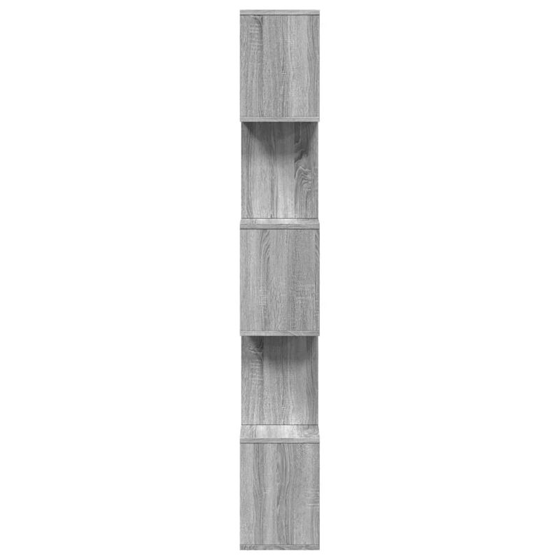 Casa si Gradina - Mobilier - Biblioteci si rafturi - Biblioteci - Biblioteca/separator 5 niveluri sonoma gri 70x24x161 cm lemn - Infinity.ro