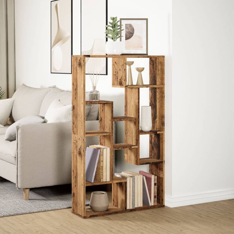 Casa si Gradina - Mobilier - Biblioteci si rafturi - Biblioteci - Biblioteca, lemn vechi, 72x20x120 cm, lemn prelucrat - Infinity.ro