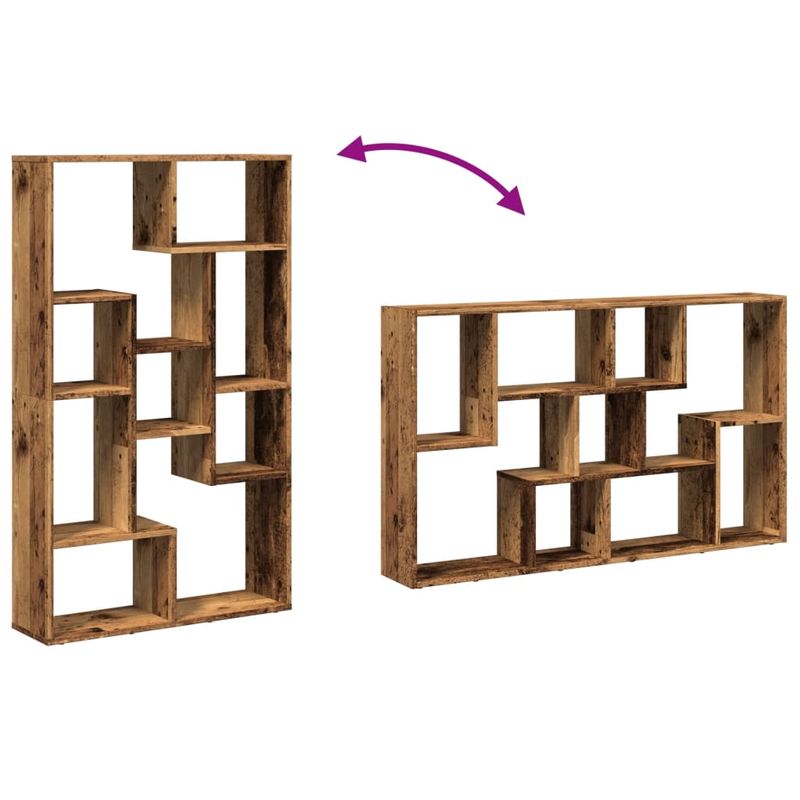 Casa si Gradina - Mobilier - Biblioteci si rafturi - Biblioteci - Biblioteca, lemn vechi, 72x20x120 cm, lemn prelucrat - Infinity.ro